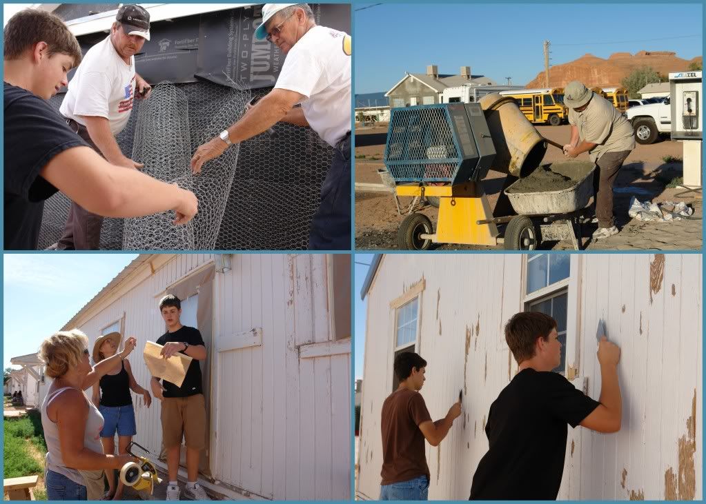 Navajo Lutheran Mission 2009 Collage