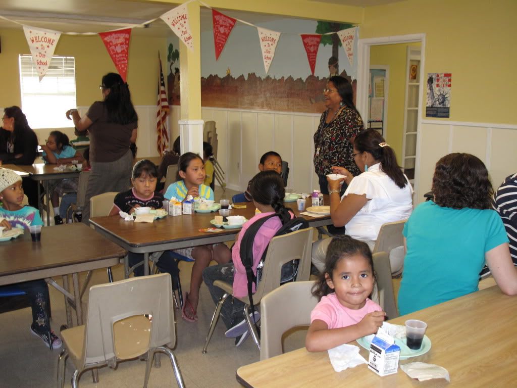 2009 First Day of School Navajo Lutheran Mission Rock Point, AZ 8/13/09