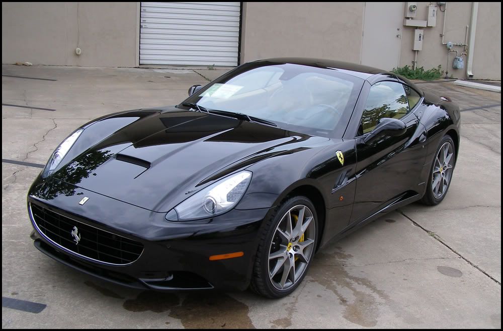 Ferrari California Black with holograms ProReflection Correction