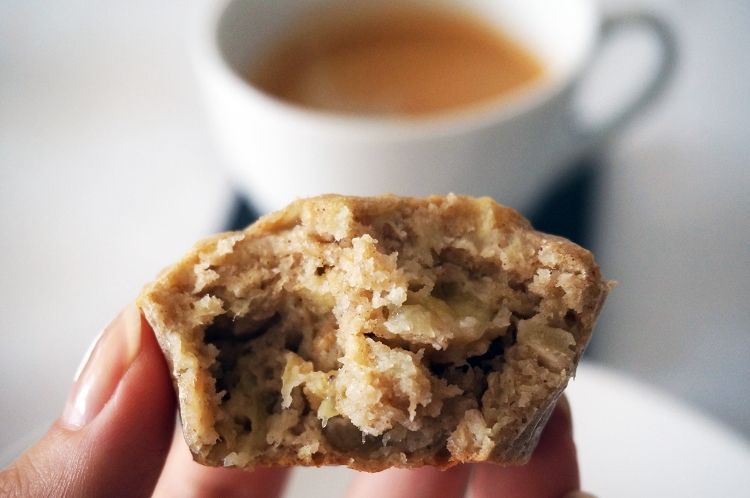 healthy breakfast, banana muffins, Euriental