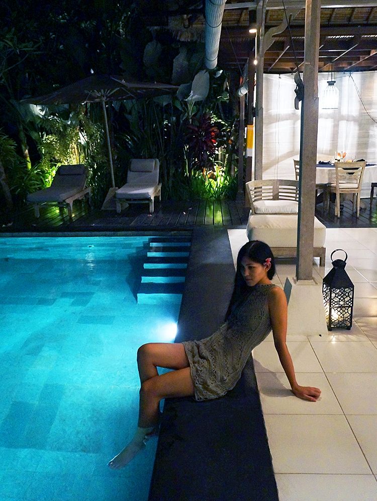 Euriental | travel and fashion, Topshop green crochet dress, Villa Shamballa in Ubud, Bali