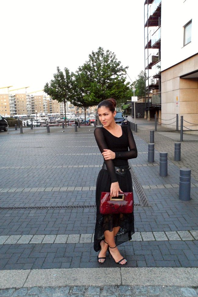 Sheer lace skirt, Michael Kors bag, Kamara Harding, Euriental Sheer lace skirt, Michael Kors bag, Kamara Harding, Euriental