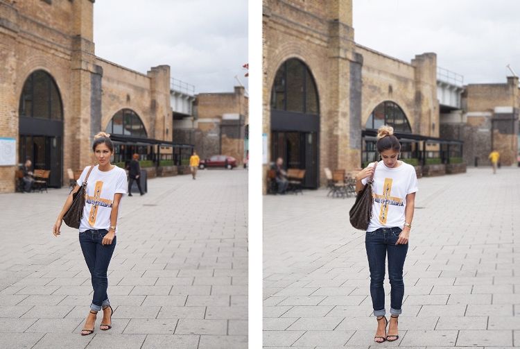 Euriental - D'or et D'argent t-shirt, Shanghai skyline, London fashion blogger,
