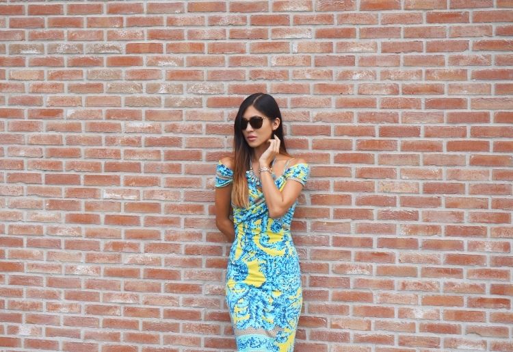Euriental | fashion & luxury travel | wearing Versace dress and Loewe sunglasses in Belgium