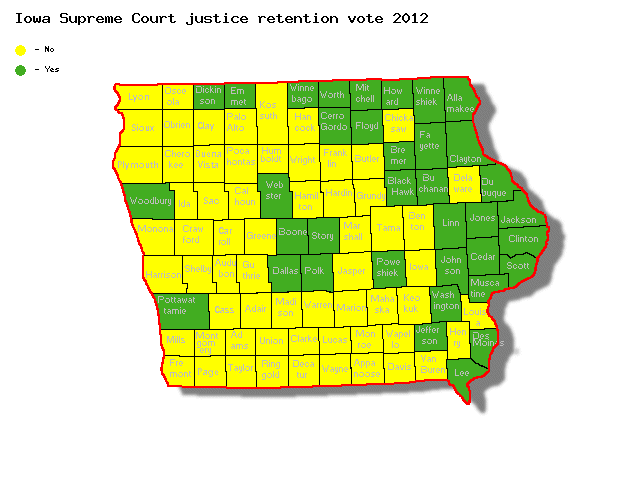 Iowa Supreme Court retention vote 2012