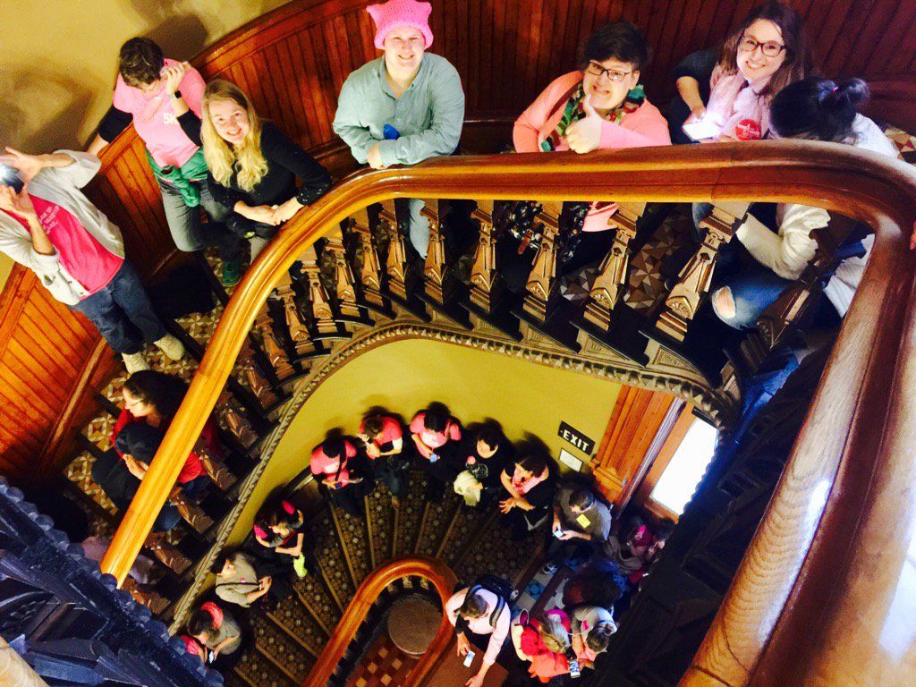 Planned Parenthood backers at Iowa Capitol photo C29FmXWUcAEr8RD_zpsvsqezkhe.jpg