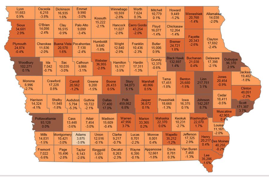 Iowa population map (2014 data) photo Census-map_zpsgri3atyu.jpg