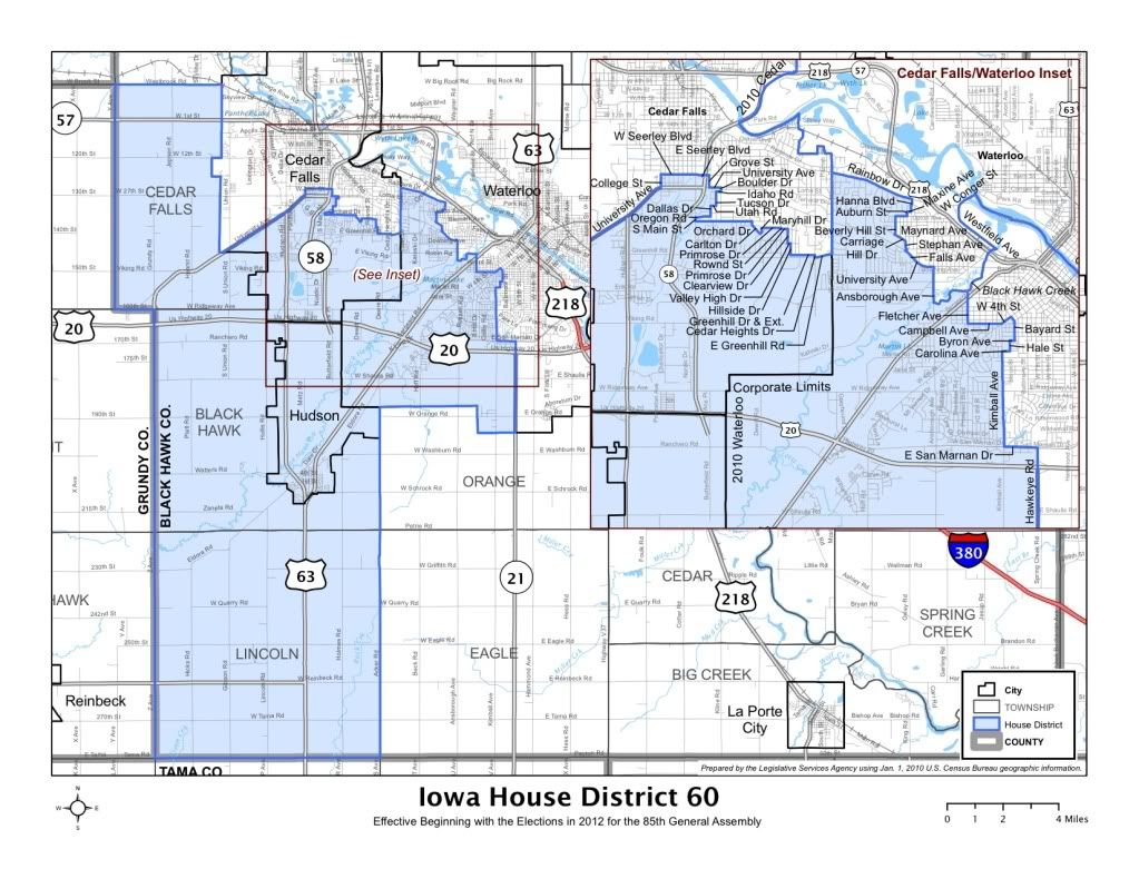 Iowa House district 60, The new Iowa House district 60, under the redistricting plan adopted in 2011.
