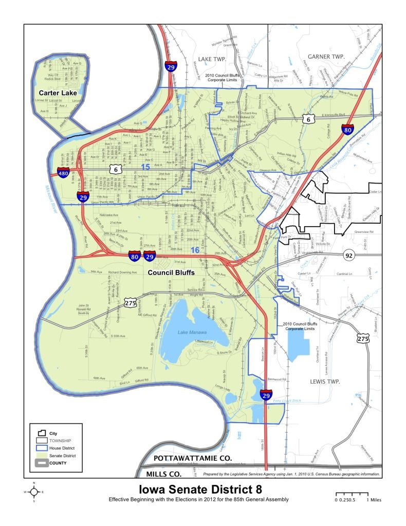 Iowa Senate district 8, The new Iowa Senate district 8, created under the 2011 redistricting plan