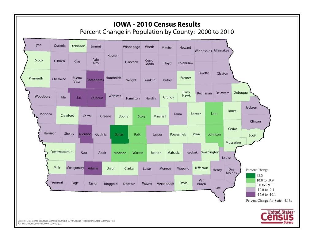 Iowa,census,2010 census