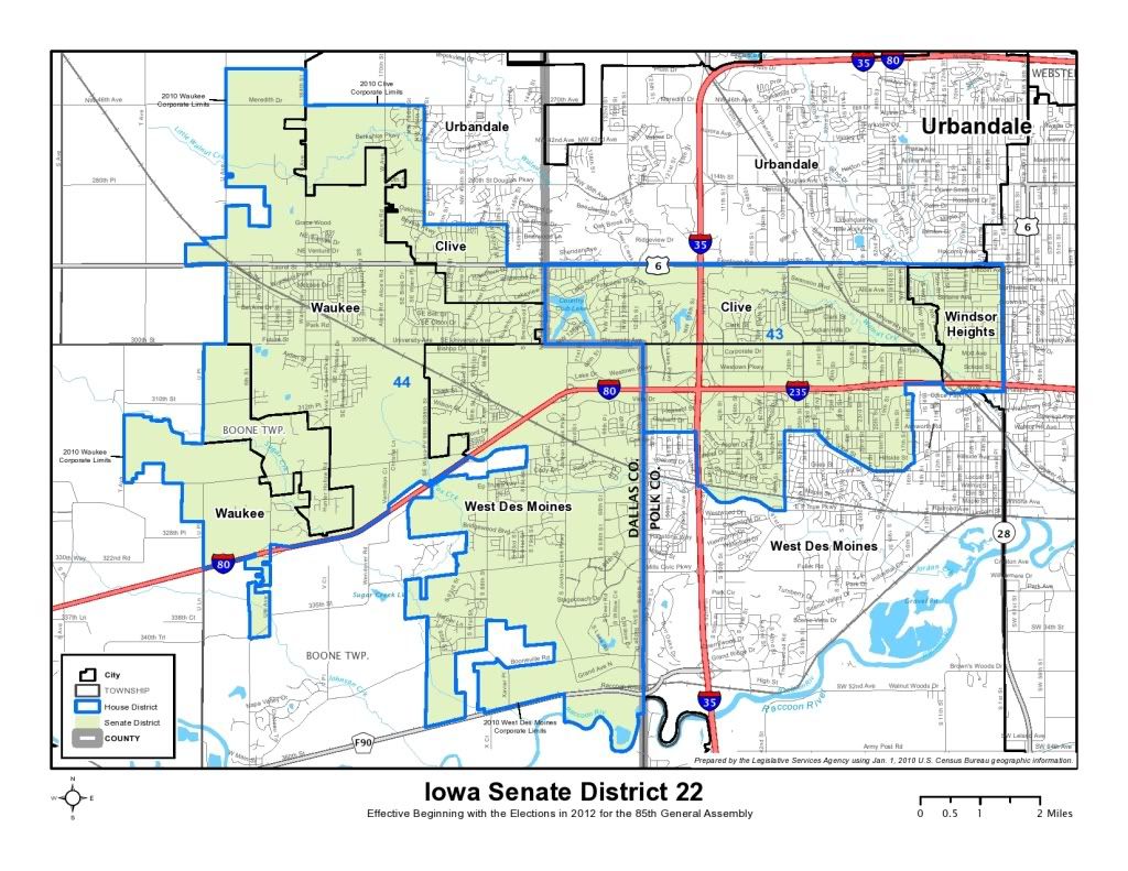 City Boundary Maps For Clive Iowa