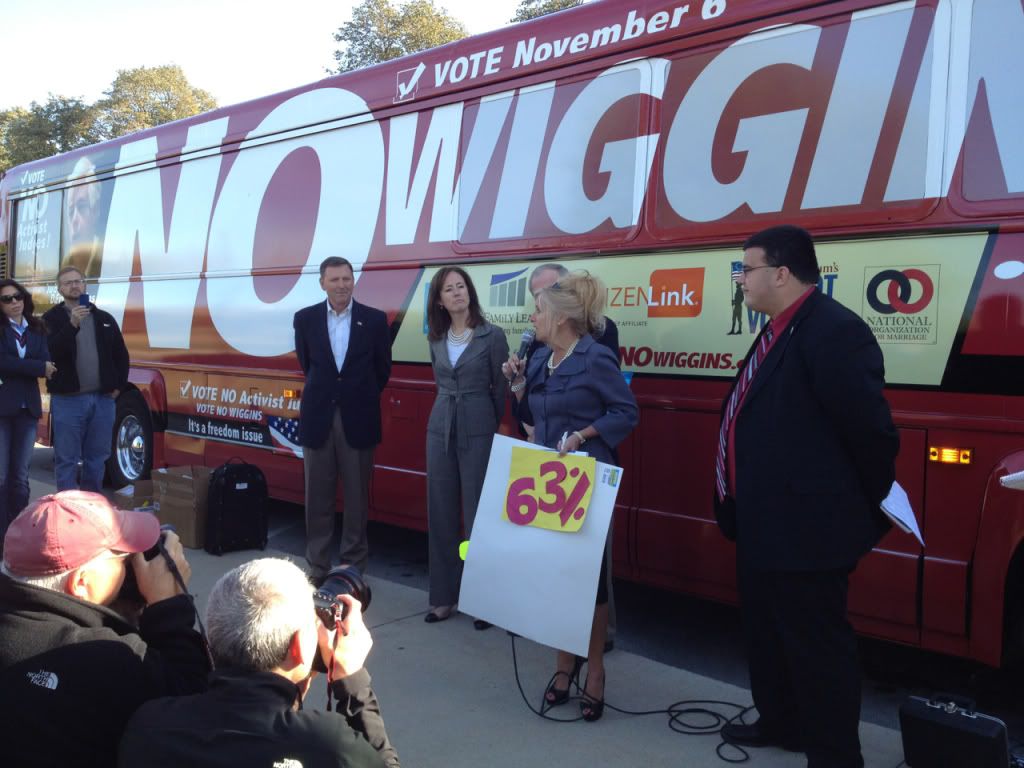 No Wiggins bus, The No Wiggins bus Iowans for Freedom is driving around the state