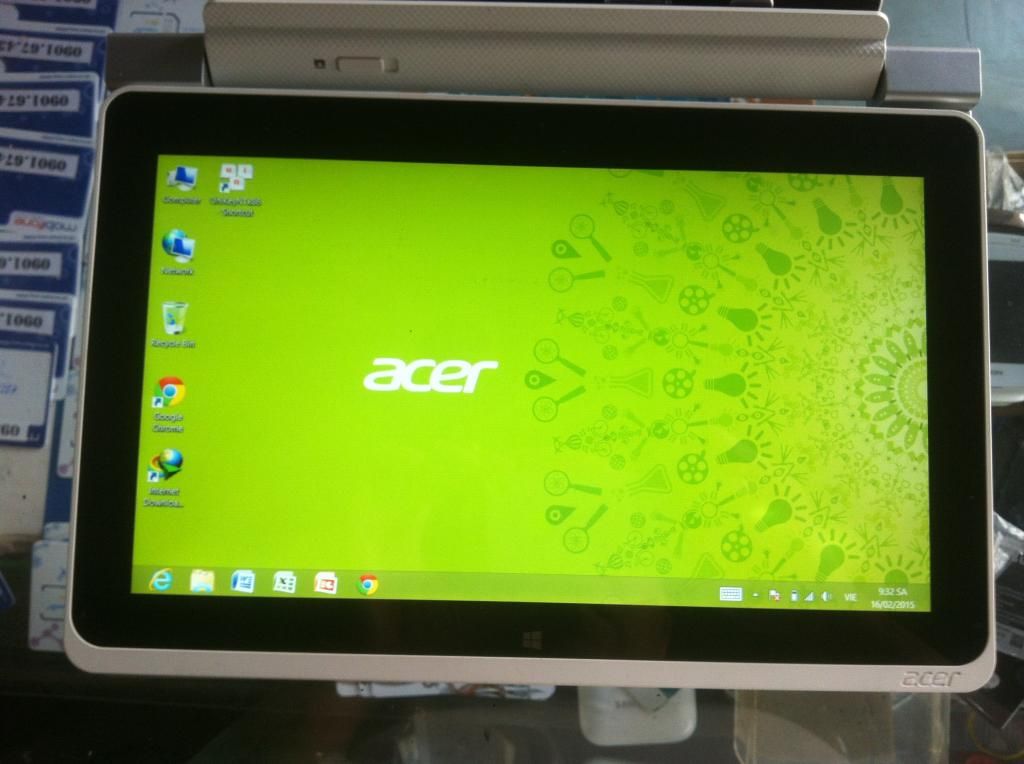 Máy tính bảng lai laptop Acer Iconia W511 chip intel Z2760/2G/64G 98% fullbox giá mềm - 1