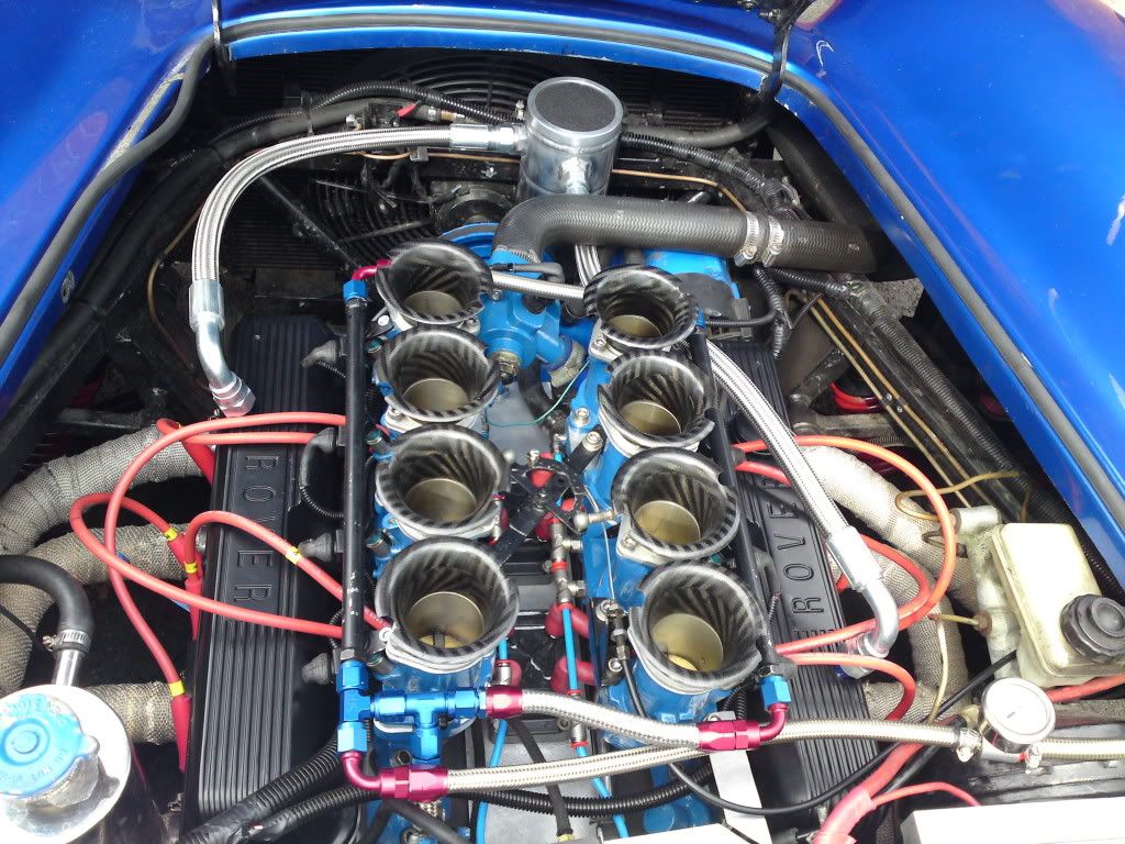 Jenvey throttle bodies on Rover 4.8 The V8 Owners Forum