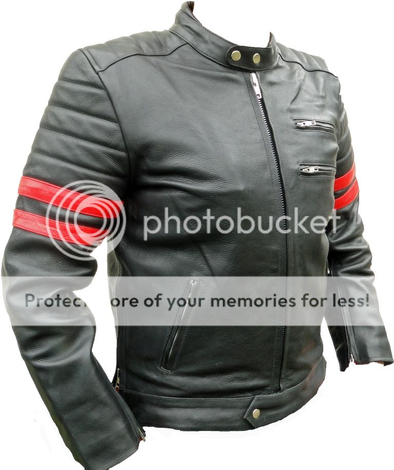 LEDERJACKE, OLDSCHOOL, MOTORRADJACKE, NEU, LEDER GR.2XL  