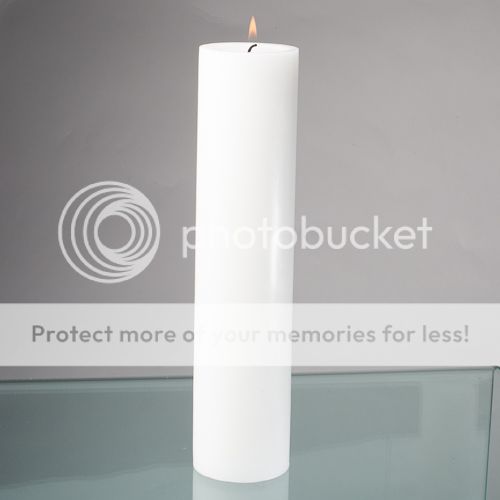 Black Pillar Candles