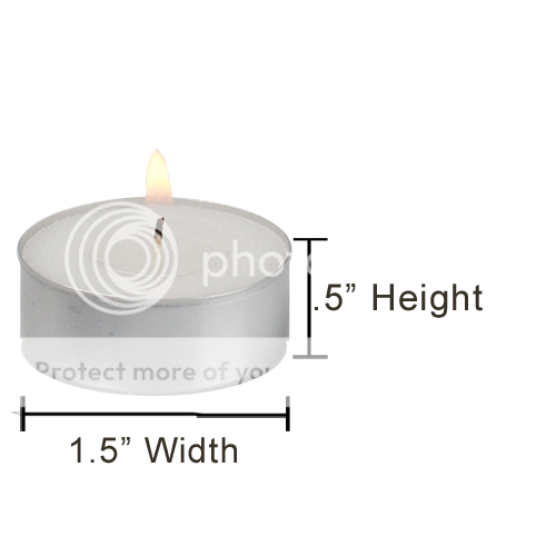 Richland Tealight Candles White Unscented Set of 125 SaveOnCrafts