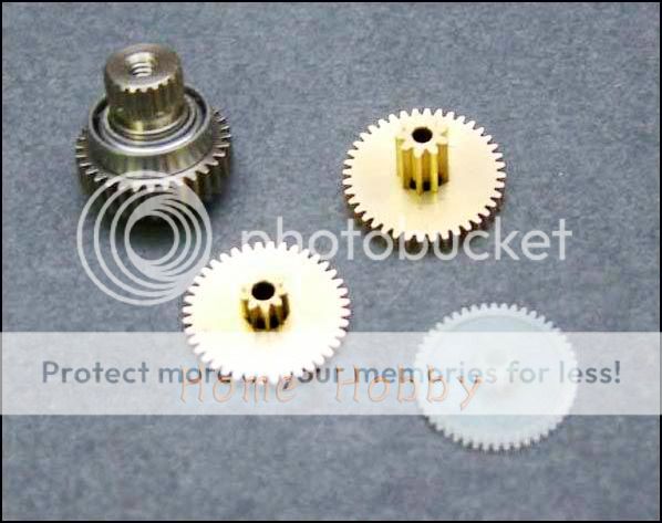 gears in one pack can be used on DS 929MG servos Metal gears X3 