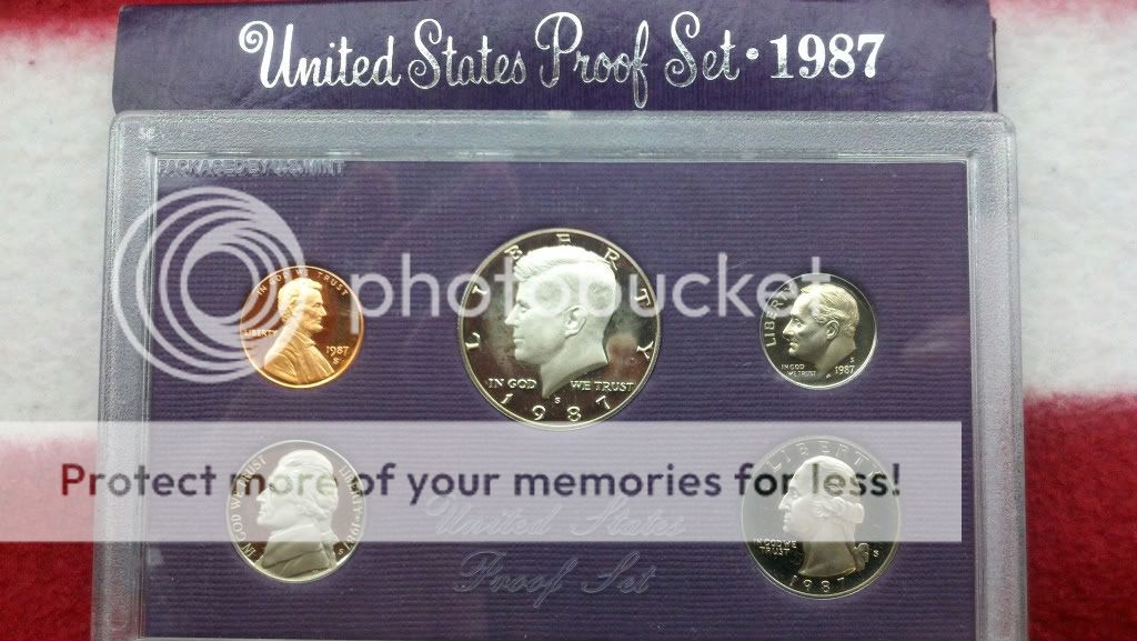 United States Mint Proof Set 1987  