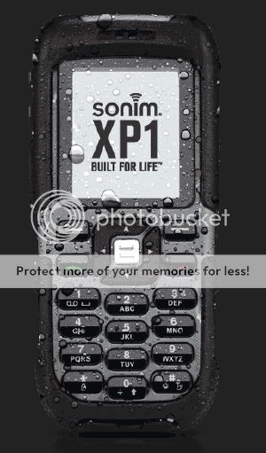 Black Sonim XP 1 Unlocked Rugged Outdoor Cell Phone  