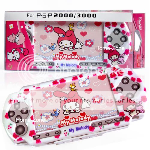 postage include  1* My Melody Hard Cover Case For Sony PSP 2000 3000